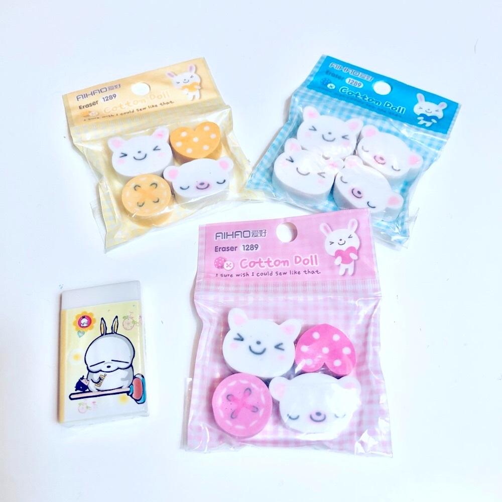 [NEW] Cute Kawaii Erasers